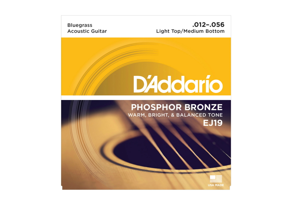 【D'Addario(ダダリオ)】アコースティックギター弦　フォスファー・ブロンズ弦 EJ-19