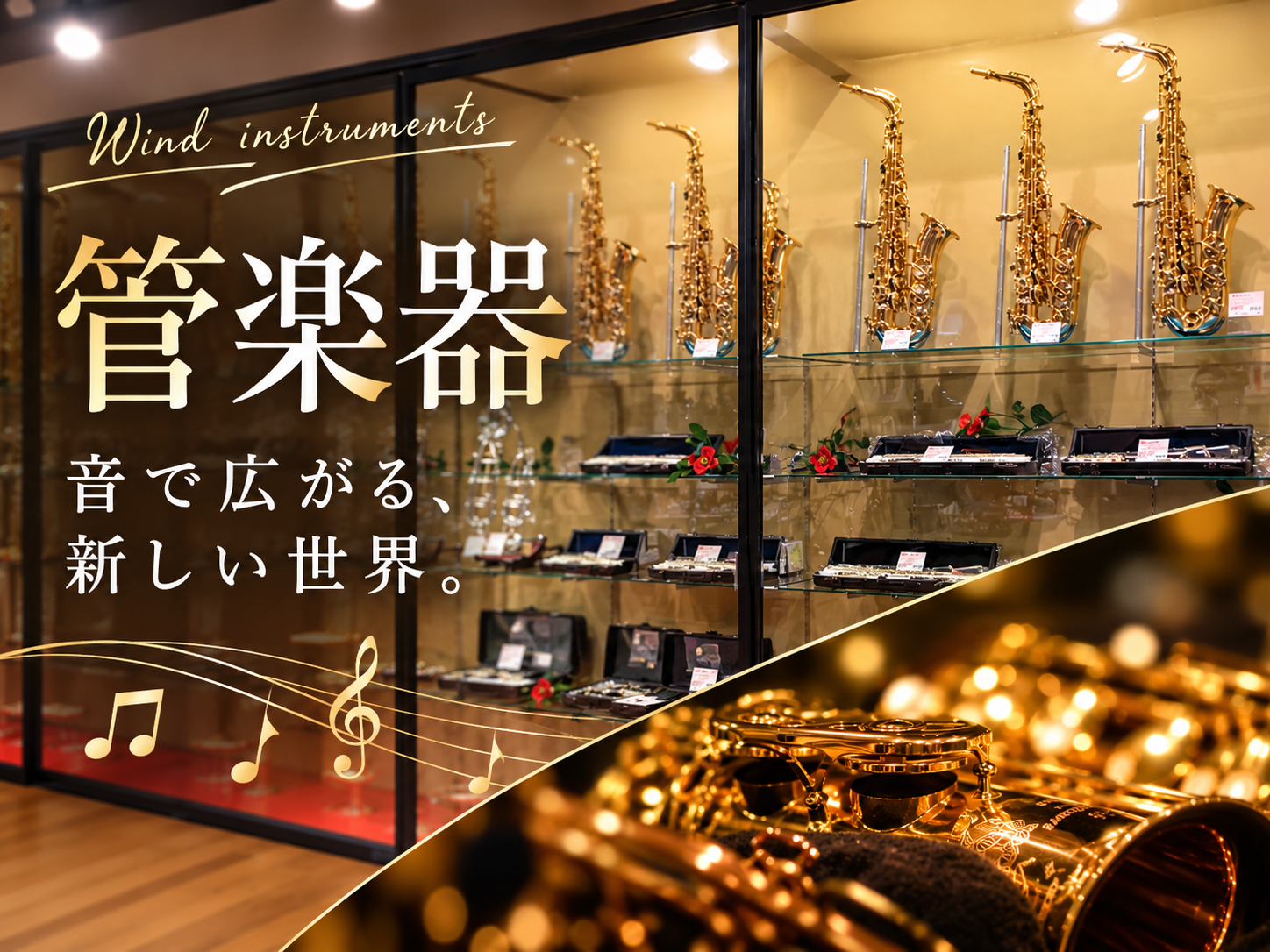 各種管楽器取扱あり