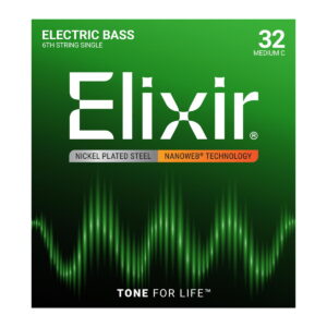 【メール便発送】<br />【Elixir（エリクサー）　ベース弦】 ベースバラ弦 NANOWEB ニッケル 6弦用 Long Scale .032 #15332