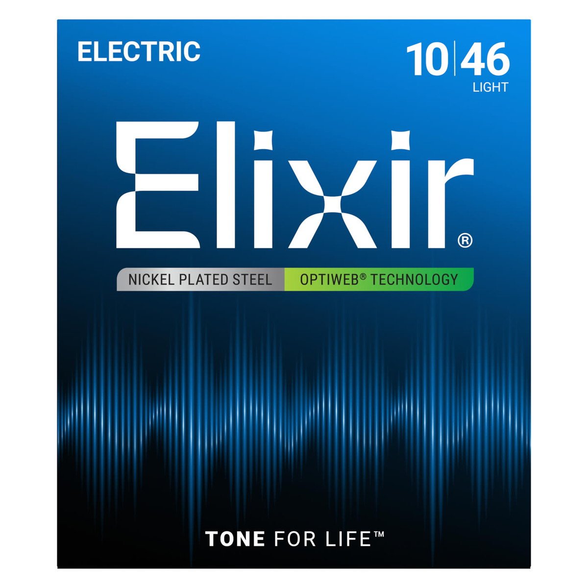 *【Elixir(エリクサー) エレキギター弦 】<br />OPTIWEB Light .010-.046 #19052