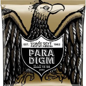 【ゆうパケット便発送・送料無料】ERNIE BALL 2084 アコースティックギター弦 (13-56) PARADIGM 80/20 BRONZE MEDIUM