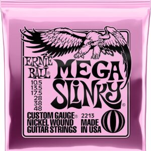 【ゆうパケット便発送・送料無料】 ERNIE BALL 2213 エレキギター弦 (10.5-48) MEGA SLINKY メガ・スリンキー