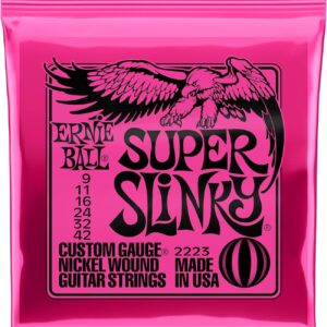 *【メール便発送、代引き不可】<br />【ERNIE BALL（アーニーボール）　エレキギター弦】<br />Super Slinky  #2223