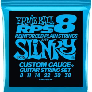 【ゆうパケット便発送・送料無料】ERNIE BALL 2238 エレキギター弦 (08-38) RPS EXTRA SLINKY レインフォースド・プレーン・ストリングス・エクストラ・スリンキー