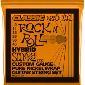 【ゆうパケット便・送料無料】ERNIE BALL 2252 エレキギター弦 (09-46) CLASSIC R&R HYBRID SLINKY クラシック・ロックンロール・ハイブリッド・スリンキー