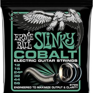【ゆうパケット便発送・送料無料】ERNIE BALL 2726 エレキギター弦 (12-56) COBALT NOT EVEN SLINKY コバルト・ノットイーブン・スリンキー