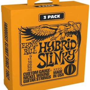 ERNIE BALL 3222 エレキギター弦 (09-46) HYBRID SLINKY 3Set Pack