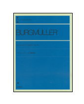 【楽譜／教則本・DVD・VHS／DS・PCソフト/音楽CD・DVD】ブルクミュラー／25の練習曲 Op.100（解説付）（全音ピアノライブラリー／難易度：★★）