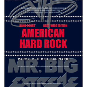 【ゆうパケット・送料無料】【楽譜／教則本・DVD・VHS／DS・PCソフト/音楽CD・DVD】<br />アメリカン・ハード・ロック・ベスト［ワイド版］(バンド・スコア)