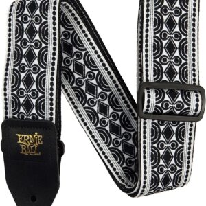 【ゆうパケット便】*【ERNIEBALL(アーニーボール)】【ストラップ】 JACQUARD STRAP Beatnik Black #5319