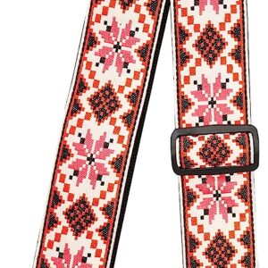 【ゆうパケット便】*【ERNIEBALL(アーニーボール)】【ストラップ】 JACQUARD STRAP CINNAMON NEEDLEPOINT #5337