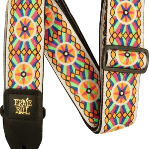 【ゆうパケット便】*【ERNIEBALL(アーニーボール)】【ストラップ】 JACQUARD STRAP CANDY SUN #5338
