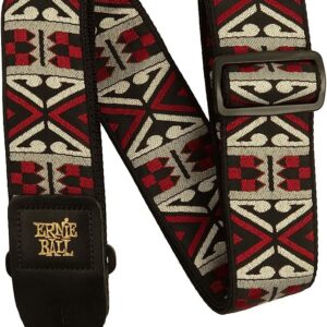 【ゆうパケット便】*【ERNIEBALL(アーニーボール)】【ストラップ】 JACQUARD STRAP PRIMAL RED #5339