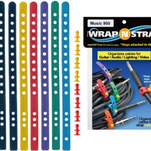 【メール便・送料無料】Wrap-N-Strap (ラップン ストラップ) ラバーケーブルタイ 9インチ 8本セット Wrap-N-Strap 900M