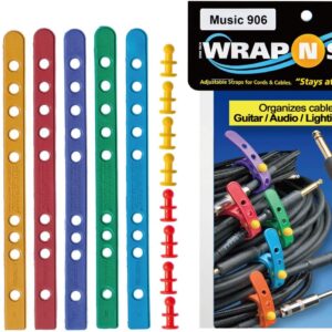 【メール便・送料無料】Wrap-N-Strap (ラップン ストラップ) ラバーケーブルタイ 6インチ 8本セット Wrap-N-Strap 906M