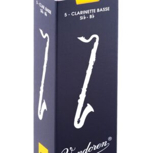 【パッケージを折りたたんでメール便発送】【Vandoren(バンドレン)リード】Basseクラリネット(バスクラ) トラディショナル 2.5(CR1225)