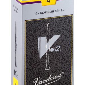 【パッケージを折りたたんでメール便発送】【Vandoren(バンドレン)リード】B♭クラリネット V12 4(CR194)