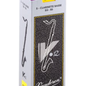 【パッケージを折りたたんでメール便発送】【Vandoren(バンドレン)リード】Basseクラリネット(バスクラ) V12 2.5(CR6225)
