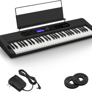 カシオ（CASIO）電子キーボード Casiotone CT-S400 (ブラック) タッチレスポンス付き61鍵標準鍵盤