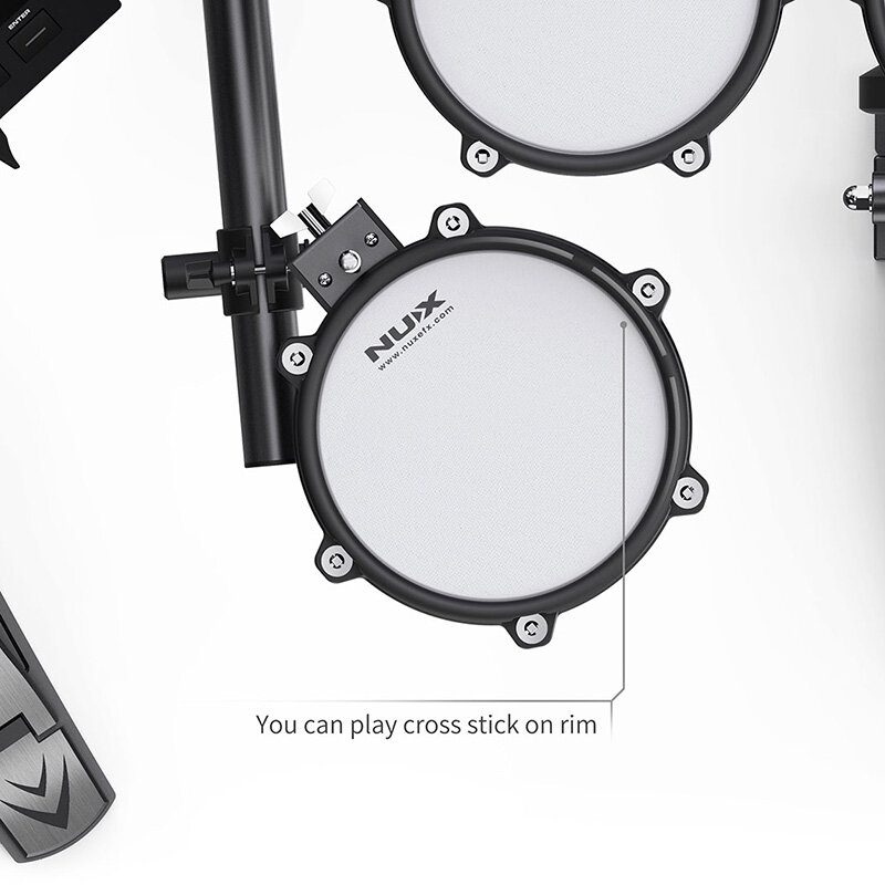 【NUX】【電子ドラム】デジタルドラムキット <br />DM-210 All Mesh Head Digital Drum Kit - 画像 (2)