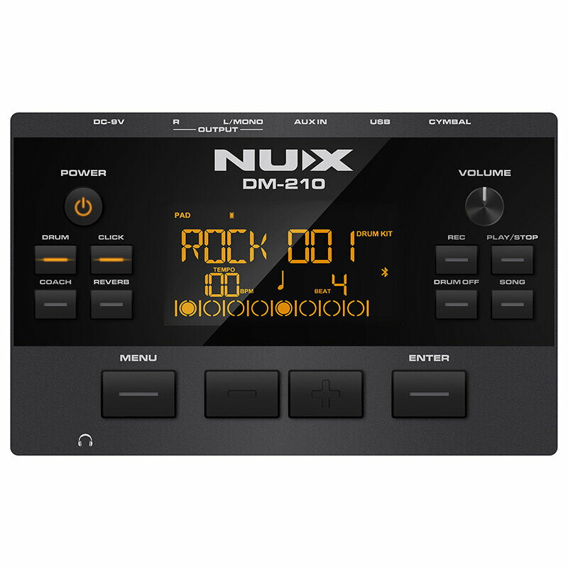 【NUX】【電子ドラム】デジタルドラムキット <br />DM-210 All Mesh Head Digital Drum Kit - 画像 (4)