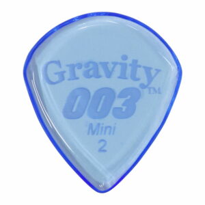 GRAVITY GUITAR PICKS 003 - Standard(Mini) - G003M2P 2.0mm, Blue