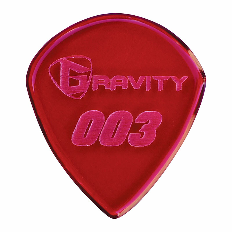 GRAVITY GUITAR PICKS 003 - Standard(Mini) - G003P 1.5mm, Red