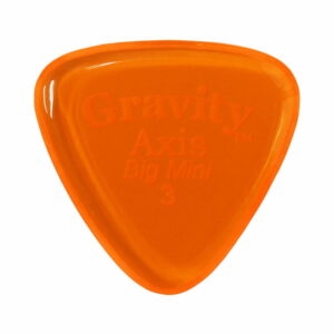 GRAVITY GUITAR PICKS  Axis - Big Mini - GAXB3P 3.0mm, Orange