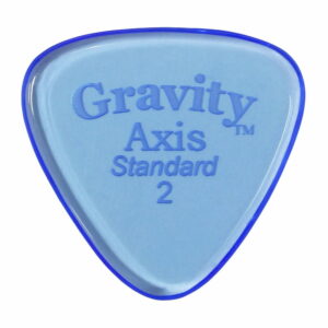 GRAVITY GUITAR PICKS Axis - Standard - GAXS2P 2.0mm, Blue