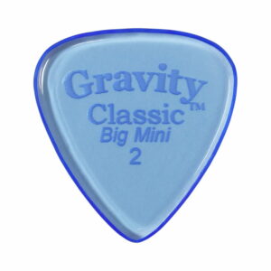 GRAVITY GUITAR PICKS Classic - Big Mini - GCLB2P 2.0mm, Blue