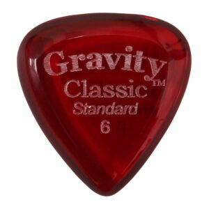 GRAVITY GUITAR PICKS Classic -Standard- GCLS6P 6.0mm, Red