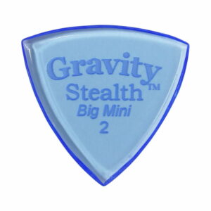 GRAVITY GUITAR PICKS Stealth - Big Mini - GSSB2P 2.0mm, Blue