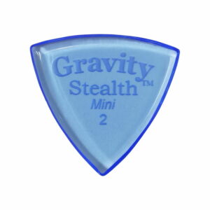 GRAVITY GUITAR PICKS Stealth - Mini - GSSM2P 2.0mm, Blue