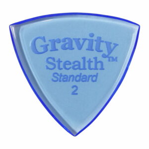 GRAVITY GUITAR PICKS Stealth - Standard - GSSS2P 2.0mm, Blue