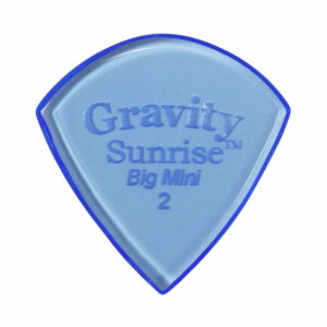 GRAVITY GUITAR PICKS Sunrise - Big Mini - GSUB2P 2.0mm, blue