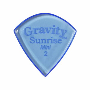 GRAVITY GUITAR PICKS Sunrise - Mini - GSUM2P 2.0mm, Blue