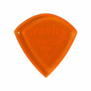 GRAVITY GUITAR PICKS Sunrise - Mini - GSUM3P 3.0mm, Orange