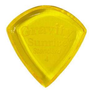 GRAVITY GUITAR PICKS Sunrise - Standard - GSUS4P 4.0mm, Yellow
