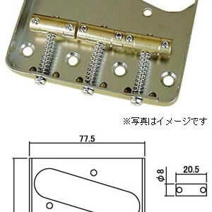 【パーツ】【SCUD（スカッド）】<br />TLタイプブリッジ オールドスタイル、3wayバレルサドル(クローム) HK-23CS