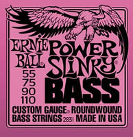 *【メール便発送、代引き不可】<br />【ERNIE BALL(アーニーボール) ベース弦】<br /> #2831 パワースリンキー<br />