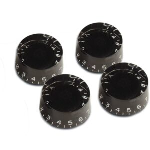 【メール便・送料無料】【Gibson】【ノブ】<br />Speed Knobs - Black 4/Pkg (PRSK010)