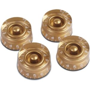 【メール便・送料無料】【Gibson】【ノブ】<br />Speed Knobs - Gold 4/Pkg (PRSK020)