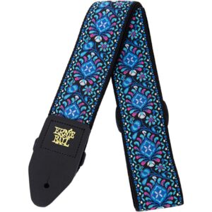 【メール便・送料無料】*【ERNIEBALL(アーニーボール)】【ストラップ】<br />【メール便OK!】 #4097 Jacquard Straps Indigo Orchid ギターストラップ