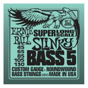 *【ERNIE BALL（アーニーボール） ベース弦】<br />Super Long Scale Slinky Bass 5-String  2850（5弦ベース用） 045-130