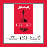 【ゆうパケット・送料無料】【D'Addario （ダダリオ）】ウッドベース(コントラバス)弦 J612 3/4M Prelude Bass Strings / D-stainless steel (2弦)