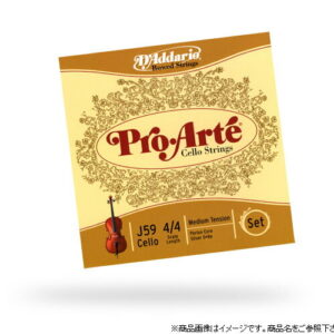 【ゆうパケット・送料無料】【D'Addario （ダダリオ）】【チェロ弦】 J5902 4/4M ProArte (2nd-D)