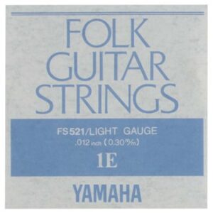 【ゆうパケット・送料無料】【YAMAHA】【アコギ弦】【バラ弦6本セット】FS521 1弦 .012インチ
