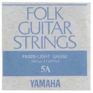 【ゆうパケット・送料無料】【YAMAHA】【アコギ弦】【バラ弦6本セット】FS525 5弦 .043インチ