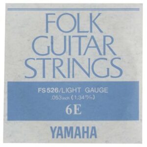 【YAMAHA】【アコギ弦】【バラ弦】FS526 6弦 .053インチ (1本のみ)