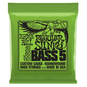 *【メール便発送、代引き不可】<br />【ERNIE BALL(アーニーボール) ベース弦】<br />#2836 5弦ベース レギュラースリンキー<br />